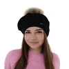 Baskenmütze Winter Damen aus Merinowolle in Rosa Bonnie