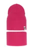 Herbst und Frühlingsset Mädchen: Mütze und Schlauchschal, mit Baumwolle, Rosa Farinka
