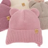 Wintermütze für Mädchen mit Merinowolle Rosa Shira