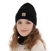 Winterset Mädchen: Mütze und Schlauchschal in Beige Georgina