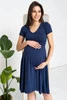  Mommy Chic Umstands- und Stillkleid, Marineblau