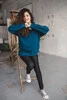 Übergroßes Poseidon-Umstands- und Still-Sweatshirt von Motherhood