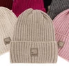 Wintermütze Damen aus Merinowolle Beige Benedetta