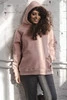 Übergroßes Umstands- und Still-Sweatshirt von Motherhood, Puderrosa