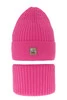 Winterset Mädchen: Mütze und Schlauchschal in Rosa Georgina