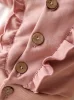 Mädchen-Trainingsanzug-Set – Blush