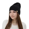 Herbst und Frühlingsmütze Damen Schwarz Brema