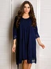 Umstandsbademantel GRACE -  Marineblau