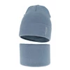 Herbst und Frühlingsset Jungen: Mütze und Schlauchschal, mit Baumwolle, Blau Timothe