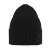 Wintermütze Damen 100% extrafeine Merinowolle Schwarz Ariga
