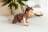  KR Baby-Body aus Bambus-Musselin für Mädchen – Choco