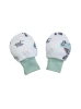  Retro Badger Baby-Kratzpads – Aqua
