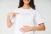 OH MÄDCHEN! Umstands-T-Shirt Weiß