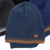 Herbst und Frühlingsset Jungen: Mütze und Schlauchschal, blau, mit Baumwolle, Eirik