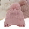 Winterset Mädchen: Mütze und Schal mit Bommel Rosa Marisa