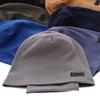 Herbst und Frühlingsset Jungen: Mütze und Schlauchschal Navy Blau Frizi