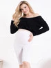 1/3 Umstandsleggings kurz hose - Weiß