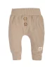 Natürliche Waffel-Babyhose – Stein