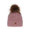 Wintermütze Damen mit Bommel Rosa Euforia