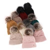Wintermütze Damen mit Bommel Rosa Laona
