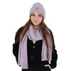 Schlauchschal Damen Merinowolle Schwarz Loretta