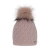 Wintermütze Damen mit Bommel Rosa Kaskada