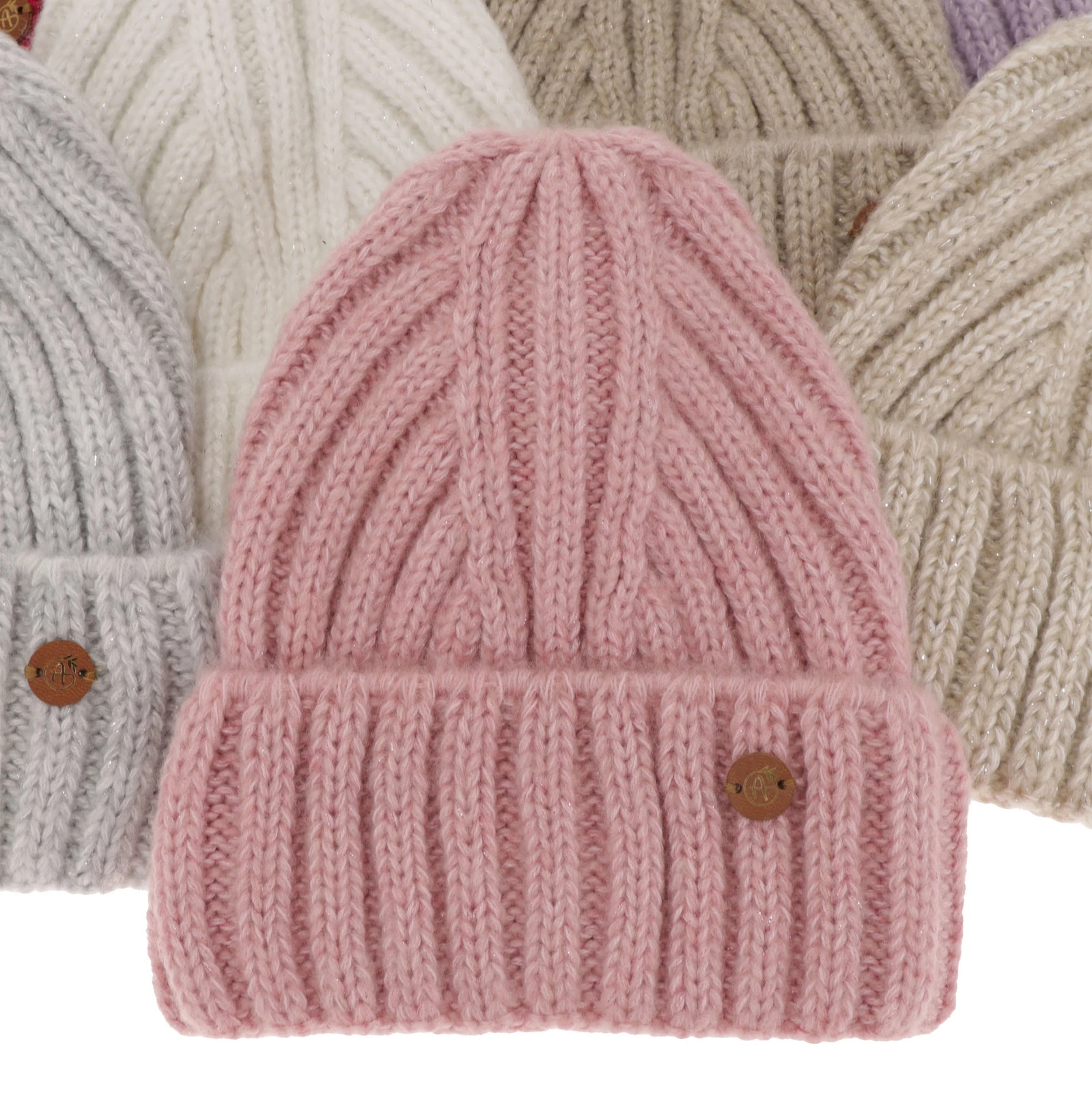 Wintermütze Damen aus Merinowolle Rosa Pamira