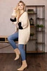 CARDIGAN-HÜLLE MIT LOSEN ÄRMELN, BEIGE