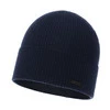 Herrenmütze Frühling, Herbst Navy Blau 100% Merinowolle Fleur