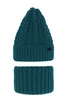 Winterset Jungen: Mütze und Schlauchschal Grün Colins