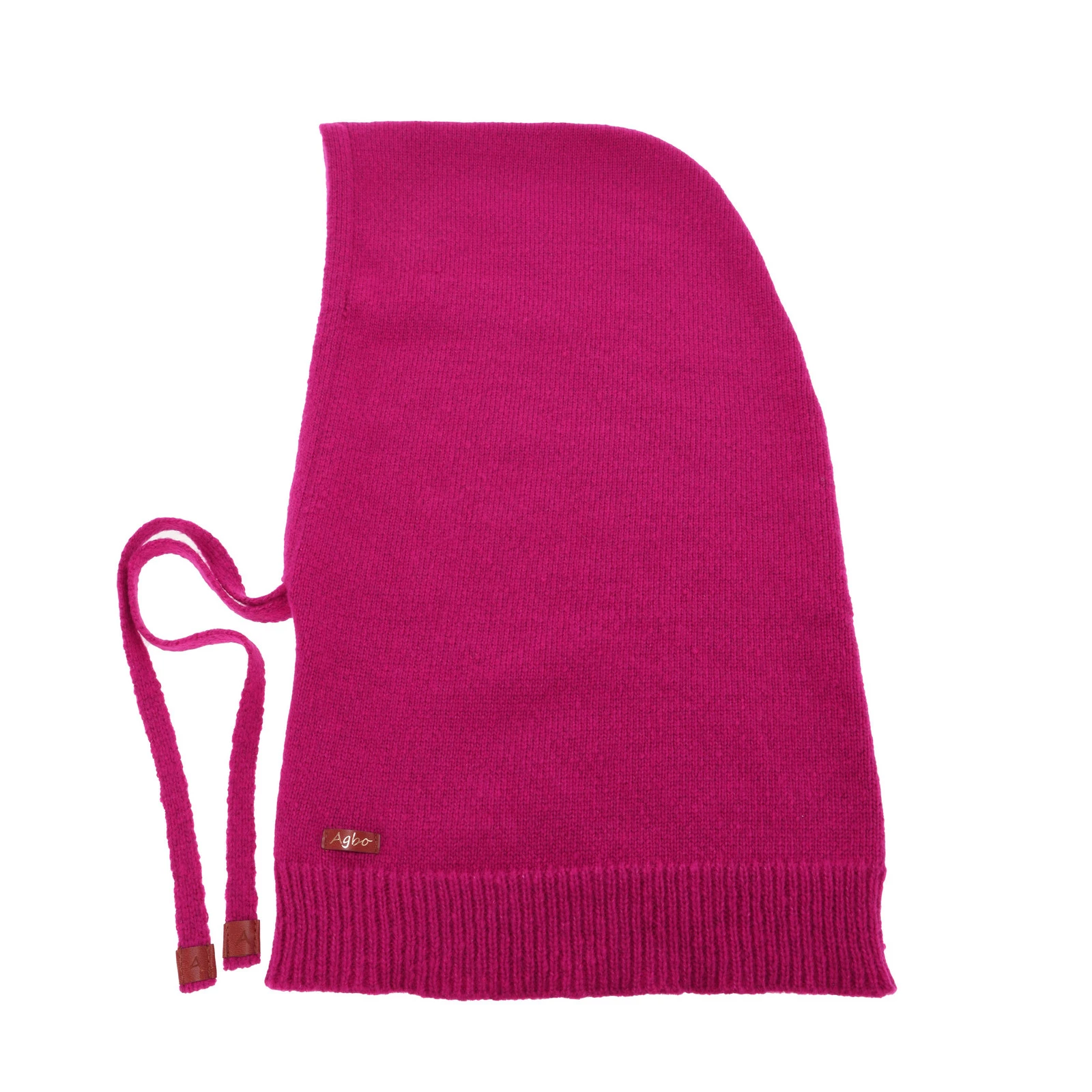 Balaclava für Damen, Winter, fuchsia, mit Merinowolle, Elizabeth