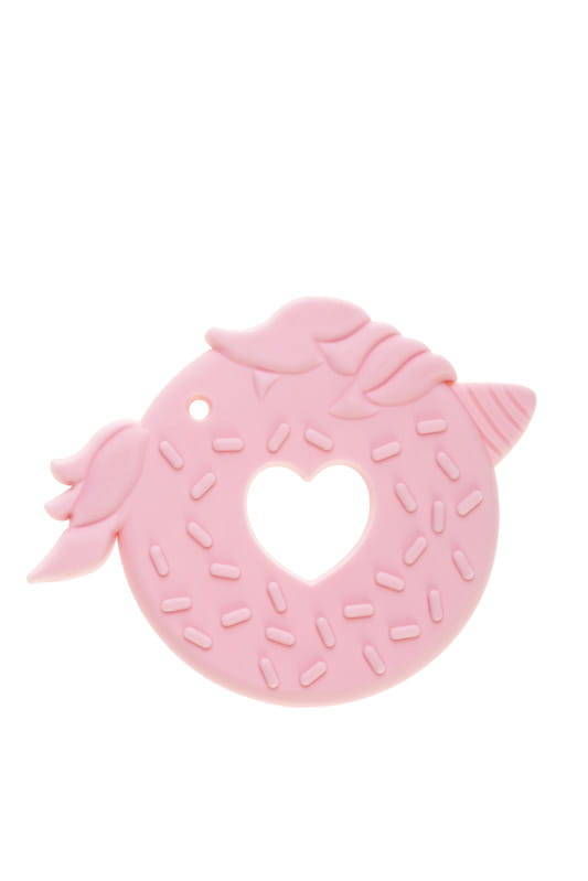 Bocioland Gryzak Silikonowy Donut - różowy