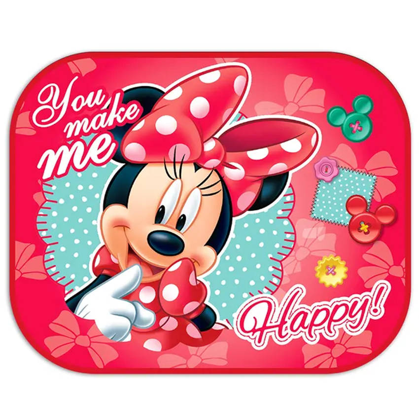 Zasłonki Przeciwsłoneczne - Minnie Mouse With Love
