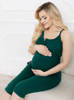 Piżama ciążowa Grolis II - butelkowa zieleń