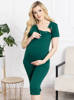 Piżama ciążowa Kaver II - butelkowa zieleń