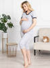 Piżama ciążowa Kaver II - szara